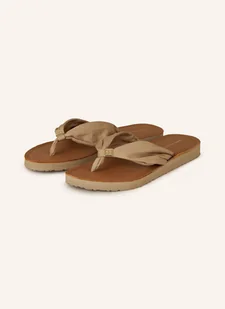 Tommy Hilfiger Japonki beige - TOMMY HILFIGER - Klapki i japonki damskie - miniaturka - grafika 1