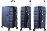 Walizki - ŚREDNIA WALIZKA SUNBAG - MODEL 8082 Z POSZERZENIEM pojemność 80 LITRÓW - miniaturka - grafika 1