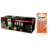 Mokra karma dla kotów - SHEBA Nature’s Collection Wybór Smaków 40x85 g – mokra karma pełnoporcjowa dla dorosłych kotów, w sosie + DREAMIES 30g GRATIS - miniaturka - grafika 1