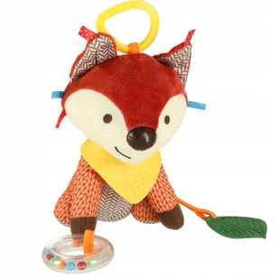 MASKOTKA SENSORYCZNA ZAWIESZKA DO WÓZKA LISEK - Zawieszki dla dzieci i niemowląt - miniaturka - grafika 1