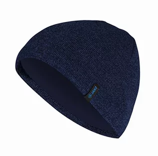 Czapki męskie - JAKO męska czapka z dzianiny, niebieski - grafika 1