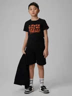 Spodnie i spodenki dla chłopców - 4F Spodenki dresowe chłopięce - czarne 164 (13-14 lat) - miniaturka - grafika 1