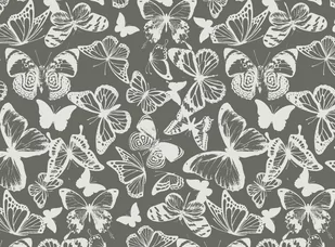 . Papiery ozdobne Silver motyle 3 szare 20x29 cm 10 arkuszy - Papier do drukarek - miniaturka - grafika 1