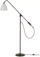 Lampy stojące - GUBI - Bestlite BL4 Lampa Podłogowa Ø21 Czarny Mosiądz/Klasyczny Biały GUBI - miniaturka - grafika 1