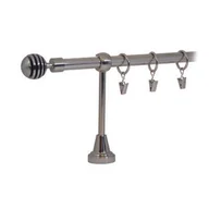 Karnisze - Karnisz pojedynczy HEFAJSTOS PLUS Ø16, 200 cm modern nikiel - miniaturka - grafika 1