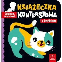 Zobacz, maluszku! Książeczka kontrastowa z kotkiem - Książki edukacyjne - miniaturka - grafika 1