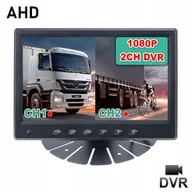 Kamery cofania - Monitor 7" Ahd Dvr 1920x1080p 7 cali Dzielony Ekran Rejestrator Nagrywanie - miniaturka - grafika 1