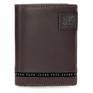 Portfele - Pepe Jeans Pionowy portfel z uchwytem na karty brązowy 8,5x10,5x1 cm Skóra by Joumma Bags, Brązowy brązowy, Talla única, Pionowy portfel z uchwytem na karty - miniaturka - grafika 1