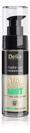 Pudry do twarzy - DELIA Cosmetics Stay Flawless Matt Podkład matujący 401 Ivory 30ml - miniaturka - grafika 1