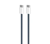 Kable USB - Puro USB-C do USB-C 60W 1,5m Niebieski - miniaturka - grafika 1