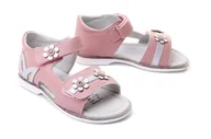 Buty dla dziewczynek - WOJTYŁKO 3S22302 róż, sandały dziecięce, rozmiary 26-30 - Wojtyłko - miniaturka - grafika 1
