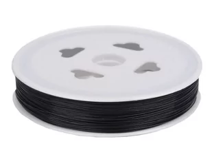 Linka jubilerska 0,45 mm żyłka ( 70 mb ) CZARNA - Półfabrykaty do biżuterii - miniaturka - grafika 1