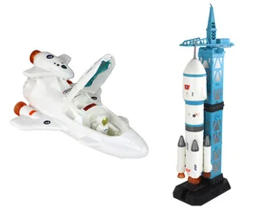 Misja Kosmiczna Zestaw Kosmiczny Rakieta Kosmonauta Kosmos Wyrzutnia 29 ele - Modele zdalnie sterowane - miniaturka - grafika 5