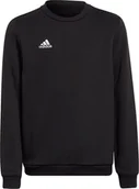 Bluzy damskie - Bluza dla dzieci adidas Entrada 22 Sweat Top czarna H57474-128cm - miniaturka - grafika 1
