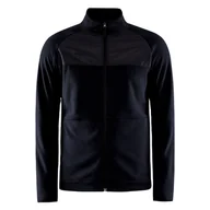 Bluzy sportowe męskie - Męska Bluza CRAFT ADV EXPLORE FLEECE MIDLAYER M 1910396-999985 – Czarny - miniaturka - grafika 1