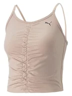Koszulki sportowe damskie - Puma Top sportowy "Studio Foundation" w kolorze jasnoróżowym - miniaturka - grafika 1