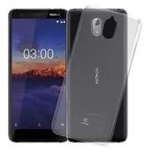 Etui i futerały do telefonów - Crong Crong Crystal Slim Cover - Etui Nokia 3.1 (przeroczysty) - miniaturka - grafika 1