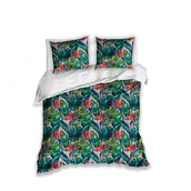 Pościel - Pościel bawełniana satynowa CARBOTEX ROT191136, 160x200 cm, 3-elementowa - miniaturka - grafika 1