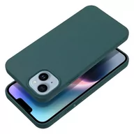 Etui i futerały do telefonów - Etui futerał MATT do Apple iPhone 15 Pro Max ciemnozielony - miniaturka - grafika 1