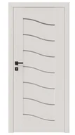 Drzwi wewnętrzne - Dre Drzwi Wewnętrzne Z Szybą Triesta 0 Okleina Biała Mat - miniaturka - grafika 1