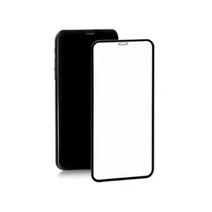 Qoltec Szkło ochronne hartowane PREMIUM do iPhone 11 6D Pełne Czarne 51627 - Szkła hartowane na telefon - miniaturka - grafika 2