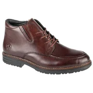 Półbuty męskie - Buty Trzewiki Męskie Rieker Booties 33105-25 brązowe - miniaturka - grafika 1