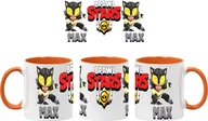 Kubki - Maxpanther Kubek Ceramiczny Prezent Tasse Mug Mug Brawl Stars Battle Arena Max, Pomarańczowy 330 ml - miniaturka - grafika 1