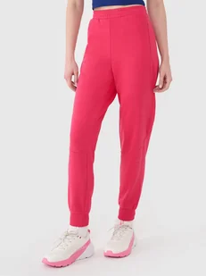4F Spodnie damskie dresowe joggery 4FRSS25TTROF1398-54S Różowy Roz. XL - Spodnie damskie - miniaturka - grafika 1