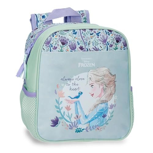Disney Close To The Heart Frozen Plecak przedszkolny Wielobarwny 23x25x10 cm Poliester by Joumma Bags, Biały, Talla única, plecak przedszkolny