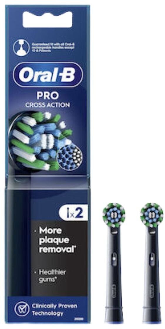 Końcówki do szczoteczki Oral-B EB50BRB-2 Pro CrossAction black