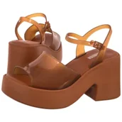 Sandały damskie - Sandały Lina Ad 35929/BT680 Brown/Transparent (ML384-a) Melissa - miniaturka - grafika 1