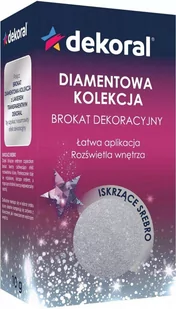 Dekoral Farba dekoracyjna Fashion Diamentowa Kolekcja iskrzące srebro 10 g - Farby wewnętrzne - miniaturka - grafika 2