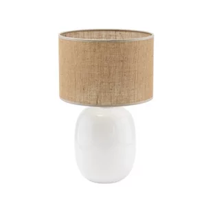 MELODY WHITE JUTA LAMPKA NOCNA 1PŁ - Lampy stojące - miniaturka - grafika 1