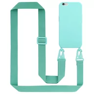Etui i futerały do telefonów - Łańcuszek Etui Do Apple iPhone 6 / 6S Pokrowiec w LIQUID TURKUS Silicone TPU Obudowa Ochronny Cadorabo - miniaturka - grafika 1