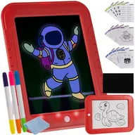 Tablice dla dzieci - Tablet Graficzny do Rysowania Tablica LED Znikopis KRUZZEL - miniaturka - grafika 1