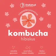 Zdrowa żywność - Kombucha z hibiskusem 500ml - miniaturka - grafika 1