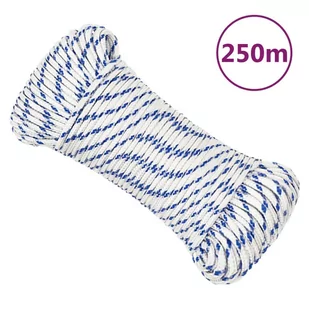 Linka żeglarska, biała, 4 mm, 250 m, polipropylen - Żeglarstwo - miniaturka - grafika 1