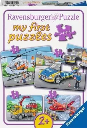 Puzzle 2/4/6/8 Emergency Vehicles