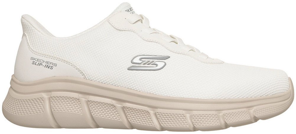 Buty męskie SKECHERS BOBS Sport B Flex - GLACIAL EDGE 118113-WHT 45