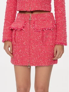 Patrizia Pepe Spódnica mini 8G0402/A376-F592 Różowy Regular Fit - Spódnice - miniaturka - grafika 1