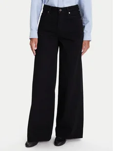Tommy Hilfiger Jeansy 70's WW0WW48254 Czarny Wide Leg - Spodnie damskie - miniaturka - grafika 1