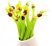 Długopisy - Długopisy PSZCZOŁA motylek biedronki pszczółka osa OWADY osy na trawie - miniaturka - grafika 1