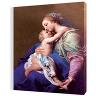Ikony i obrazy sakralne - Obraz religijny na płótnie Matka Boża i Dzieciątko Jezus - miniaturka - grafika 1