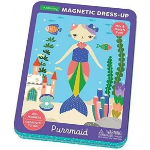 Mudpuppy Magnetyczne postacie Kotko-syrenka 4+ - Układanki dla dzieci - miniaturka - grafika 1