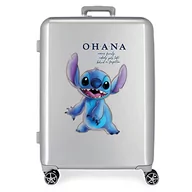 Walizki - Disney 100 Stitch Walizka średniej wielkości 48x70x26 cms Twarde mocowanie ABS Wbudowany 81L 2 kg 4 koła Podwójne Szary, Szary, Talla única, średnia walizka - miniaturka - grafika 1