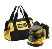 Szlifierki i polerki - Stanley Szlifierka mimośrodowa FMCW220D1, 18 V, 125 mm - miniaturka - grafika 1