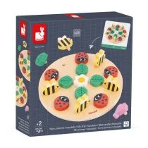 Układanka drewniana rozwojowa Moja pierwsza mandala Janod - Układanki dla dzieci - miniaturka - grafika 1