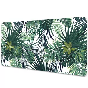 Podkład ochronny na biurko Tropikalne liście 100x50 cm - Podkładki na biurko - miniaturka - grafika 1