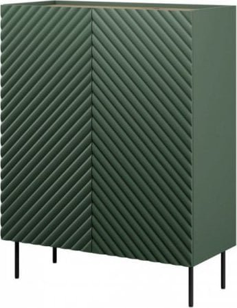 Cama Meble Regał 2D2SZ ONDA 98x45xH127 zieleń
