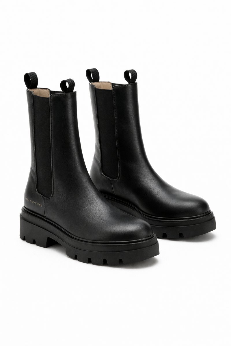 TOMMY HILFIGER DAMSKIE BUTY CZARNE BOTKI 40 1I3A